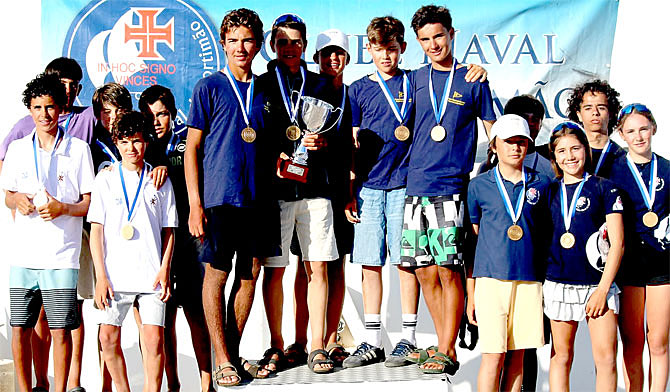 Vitória do Clube Naval de Cascais no “Team Racing”, em Portimão(T)