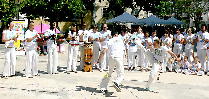 Núcleo de capoeira “Alto Astral” em Oeiras(T)