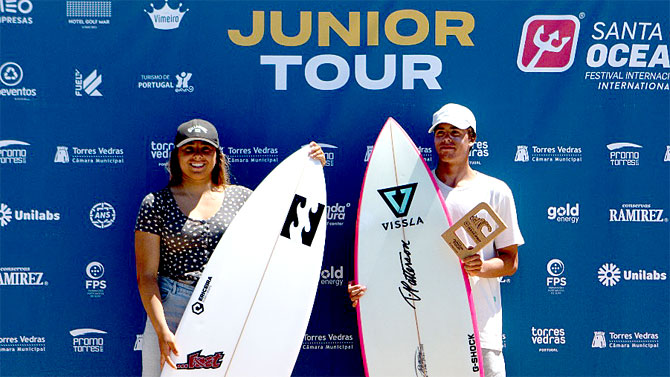 Martim Nunes e Gabriela Dinis (Lombos) sagraram-se campeões nacionais Pro Junior(T)
