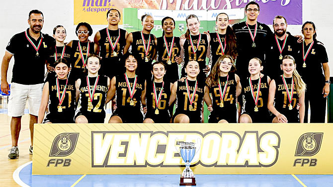 Lombitas, Sub-14, conquistam mais um troféu de campeãs nacionais para o Quinta dos Lombos * Margarida e Matilde no <I>5 Ideal</I>(T)