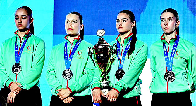 Ana, Beatriz, Natacha e Inês com prata no europeu em Frankfurt, na Alemanha(T)
