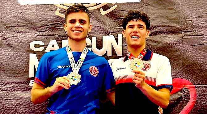 Diogo e Gustavo em destaque no ”Youth League” WKF no México(T)